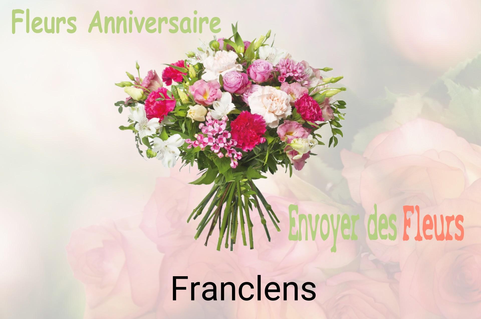Bouquet de fleurs d’anniversaire livré à Franclens