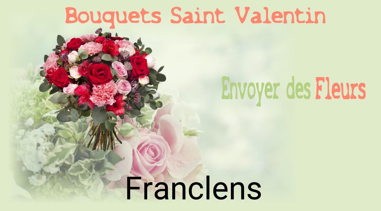 Roses de Saint-Valentin livrées à Franclens